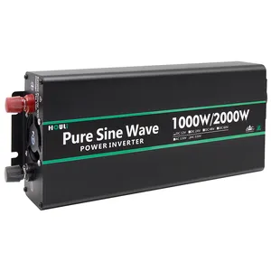 HOULI 2000 Watt Pure Sine Wave Power Inverter 12 V To 220 V 2000W Oem China Factory Price Solar Inverter To 220V for Home