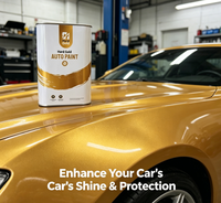 Vernis transparent brillant résistant aux UV pour réparation de surface automobile, bon prix, film de protection polyuréthane 2K anti-jaunissement