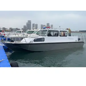 Alumínio Luxury Fishing High Speed Boat Yacht com Surf Ondas E Wakeboard
