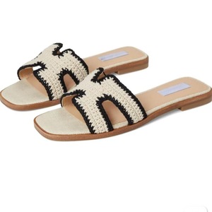 <span class=keywords><strong>Sandali</strong></span> piatti da <span class=keywords><strong>donna</strong></span> con punta quadrata e farfalla, modello 2025 di <span class=keywords><strong>tendenza</strong></span>, per donne e signore - Product Image 2