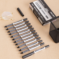 Stylo gel Deli S656 encre noire 0,5 mm pour le bureau et l'école