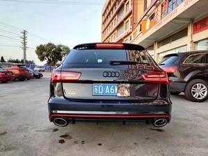Voiture 2016 -2018 A6 S6 Diffuseur de pare-chocs arrière <span class=keywords><strong>S</strong></span> Line <span class=keywords><strong>RS6</strong></span> Style Look Diffuseur arrière Lip Splitter pour Audi A6 S6 C7.5 2016 2017 2018 - Product Image 6