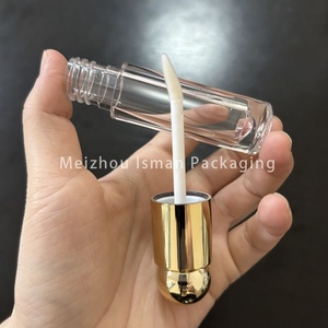 <span class=keywords><strong>2025</strong></span> Tùy Chỉnh Rỗng Rõ Ràng Pha Lê Bóng Hình Lip Gloss Bao Bì Chai Kim Cương Cơ Sở Son Bóng Container Ống Với Applicator 5Ml - Product Image 6