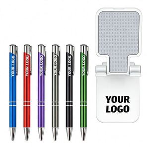 Stylos à bille en gros pour la promotion publicitaire, les souvenirs d'entreprise, les cadeaux, les produits en vrac, stylos métalliques personnalisés avec logo sur mesure - Product Image 1