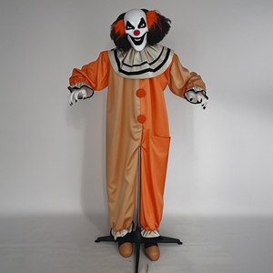Halloween de pie al por mayor nuevo fantasma animado viejo payaso Control de voz animado accesorios de bruja aterradora - Product Image 3