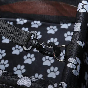 PiCi Paw ระบายอากาศและพับได้สัตว์เลี้ยงสุนัข Booster ที่นั่งเตียงสัตว์เลี้ยงตะกร้ารถสําหรับแมวสุนัขความปลอดภัยเดินทางตาข่ายกระเป๋า - Product Image 4