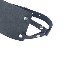 Masque pour les yeux en cuir souple, amusant et sexy, accessoires de jeu érotique, équipement de bondage pour hommes et femmes, vente en gros, commerce transfrontalier, Bound love Factory - Product Image 5