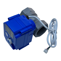 Vanne à boisseau sphérique électrique mini RDNT en CPVC, résistante à la corrosion, IP67, pour système d'eau OEM, température max. 95°C, 90 degrés, AC220V DC24V, commande manuelle, 3/4