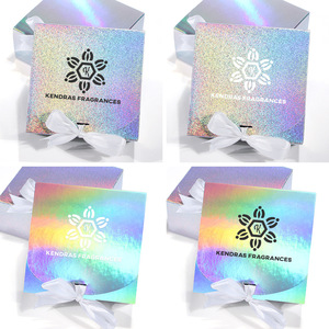 Nicro Nhà Máy Ban Đầu Tùy Chỉnh Thủ Công Vỏ Sò Da Bò Bao Bì Các Tông Hộp Với Ruy Băng Laser Vàng Bạc Hộp Quà Tặng - Product Image 4