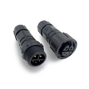 M16 Self Locking Aviation Connector 2 3 4 5 Core Waterproof <b>Plug</b> <b>In</b> DC LED <b>Lighting</b> Adapter - Product Image 4