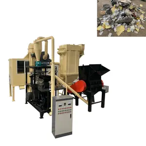 Goedkope Prijs 80-100 Kg/u Afval Kabel Draden Aluminium Kabel Schroot Recycling Machine Met 99.9% Aparte Tarief Koperen Draden Granulator