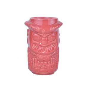 Tasse Tiki en céramique orange parfaite pour les amateurs de cocktails ajoute une touche tropicale à vos boissons et fêtes apporte l'esprit d'<span class=keywords><strong>Hawaii</strong></span> - Product Image 6