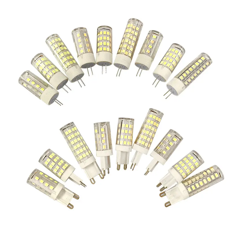 2022 Led Light Bulb Halogen Equivalent Chandelier Lighting 110V 220V 3W 5W Dimmable LED G4 G9 3CCT Bulb Lights