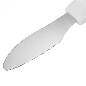 Cuchillo para mantequilla de acero inoxidable, espalda para untar mantequilla y queso, espalda para untar mermelada y aceite, cuchillo para crema - Product Image 2