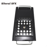 Machine à fumée professionnelle SITERUI SFX 1500W 24x3W LED pour scène DJ, équipement de fumée verticale, DMX+LCD+Télécommande sans fil 18000 Cu