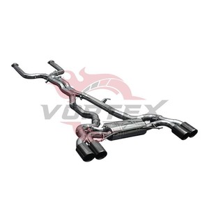 Kit d'échappement Vortex SS304 Valvetronic compatible avec BMW X3M X4M F97 F98 S58, silencieux de performance racing, système cat-back amélioré. - Product Image 2
