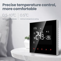 Thermostat numérique LCD Larkkey, interrupteur de contrôle de la température, contrôleur programmable de chauffage par le sol