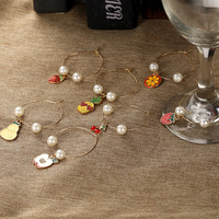 Nouvelle série de fruits, boucle de serviette, mode, ananas, fraise, pastèque, alliage, décorations de table