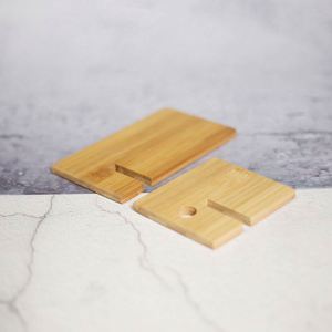 Creative Modern Bamboo Phone Charging Stand for Home Office & Apartment Use - Product Image 4