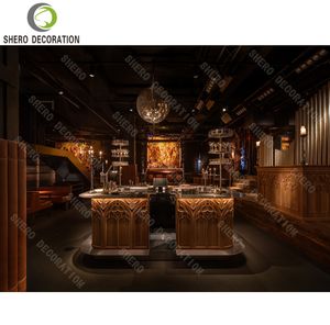 Conception de mobilier de luxe pour boîte de nuit, présentoir à bouteilles de vin durable sur mesure, comptoir de bar, ensemble de canapés pour boîte de nuit - Product Image 3