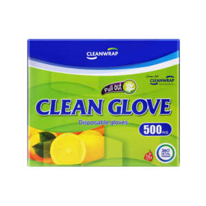 Gants jetables de protection robustes 23,5 cm x 28 cm x 500 pièces (Export uniquement) (27 microns) pour cuisine, salle de bain et cuisson - Product Image 1
