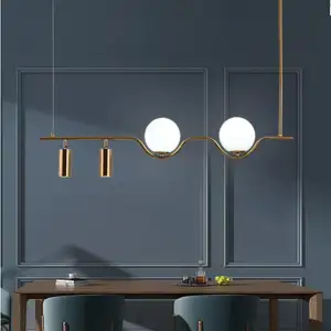 Nordic LED Murano Glas hängende Leuchte führte modernen Glas Kronleuchter für Küchen dekor JY9230