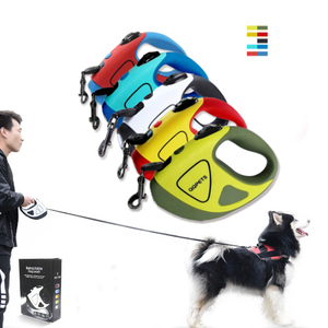 lighted retractable dog leash