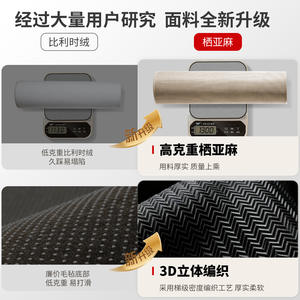 Door Mat Rectangle Cream Abstract <b>Pattern</b> Polyester Fiber Home Entryway Rug Linen Rubber Base - Product Image 5