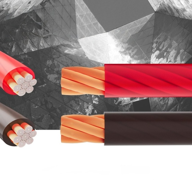 High Current Car Power Cable 0/4/8AWG Oxygen-Free Copper Low Loss for Car Audio System Amplifier and Subwoofer