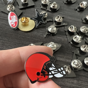 All'ingrosso 25mm N F L <span class=keywords><strong>Pin</strong></span> nuovo Er spille da cappello in ferro antico smalto per vestiti con Logo della squadra di calcio - Product Image 3
