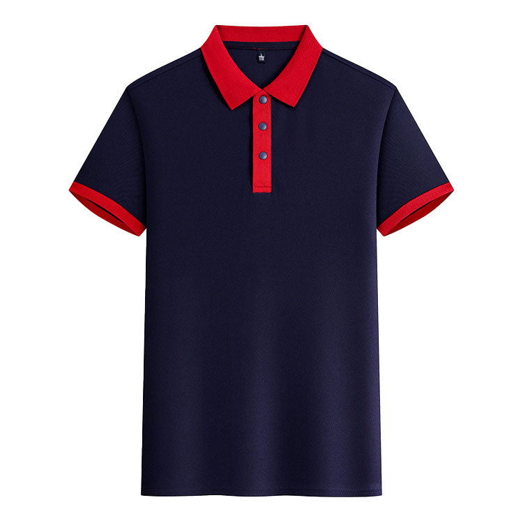 Navy Blue and Red