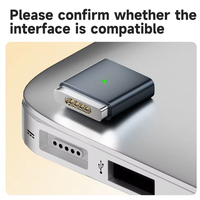 Adaptateur de charge magnétique en gros 2026 nouveau Type-C vers MagSafe 2 avec sortie CC PD 100W, convertisseur magnétique à tête en T pour ordinateur portable MacBook Air/Pro
