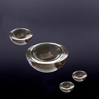 Verre optique 1mm 2mm 3mm Lentilles sphériques Saphir Quartz BK7 Lentille hémisphérique demi-sphère