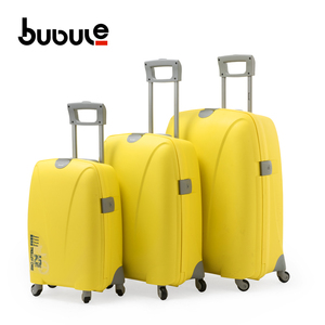 BUBULE Étanche En Plastique Bagages PP <span class=keywords><strong>3</strong></span> pièces Valise Rigide De Voyage Ensemble de Bagages - Product Image 1