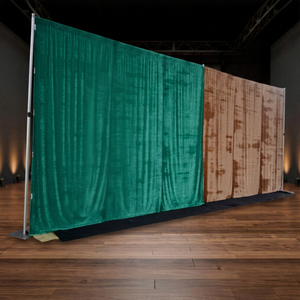Lightproof Heavy Drapery Stable Aluminum Frame Pipe Drape <b>Stand</b> for Events - Product Image 1