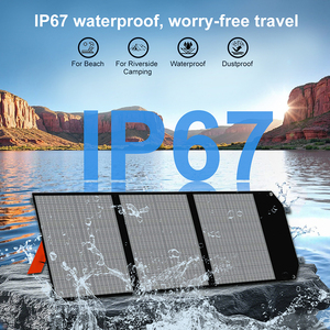 Panel Solar Portátil Plegable de 100W sin Marco con 21.7% de Eficiencia para Uso en Exteriores y Camping - Product Image 5