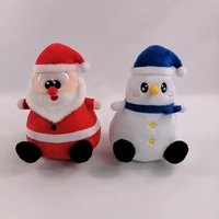 Peluche personnalisée de Noël : Elfe, Renne, Élan de dessin animé, Animal en peluche doux, Porte-clés, Poupée pour souvenir de vacances et cadeau de fête
