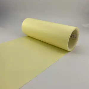 120g 58gsm 78gsm pe enduit solvant silicone adhésif jaune foncé glassine papier adhésif