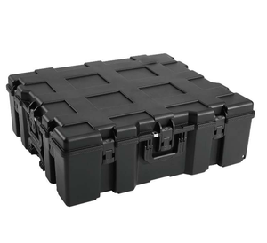 DFB0706 Équipements et appareils personnalisés, valise à roulettes en plastique PP robuste de 74 L, noire, 126 L, ODM, OEM - Product Image 6