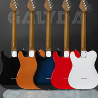 Gitar Elektrik OEM 39in Ukuran Penuh Model TL Kustom, Instrumen Senar Berkualitas Tinggi
