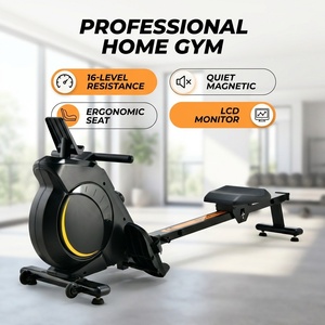 Vente directe usine : Rameur d'exercice commercial pour salle de sport avec écran LCD - Product Image 4