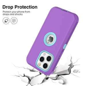 Custodia Protettiva Robusta Antiurto per <span class=keywords><strong>iPhone</strong></span> <span class=keywords><strong>13</strong></span>, 12, 14, 15, 16, 17 Pro Max - Product Image 3