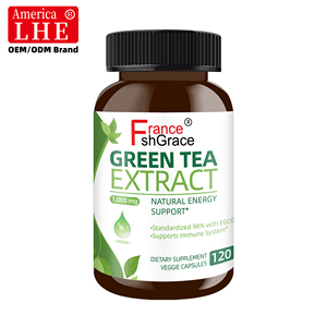 Cápsulas de Extracto de Té Verde Shecome con Etiqueta Personalizada, 1000 mg, Suplemento Quemagrasas para el Apoyo Cardíaco para Adultos - Product Image 2