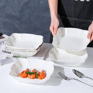 2025 thiết kế hiện đại sang trọng cao cấp tấm gốm món ăn thiết lập giá trị cao trái cây ánh sáng hộ gia đình Bộ đồ ăn kết hợp bộ - Product Image 3