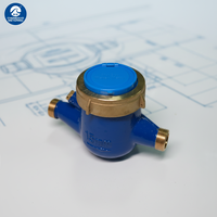 Medidor de Flujo de Agua Analógico Doméstico para Riego Agrícola, Medidores de Agua Confiables Dn25 de Hierro Fundido ISO 4064 Clase B IP68 OEM