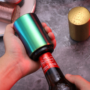 Ouvre-bouteille automatique moderne en acier inoxydable, portable, pour vin et bière, design transfrontalier, vente en gros - Product Image 5