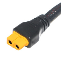Câble adaptateur XT60 vers XT30 pour moulage par injection, câble connecteur XT60 mâle vers XT30 femelle 16AWG pour batterie Lipo RC et drone