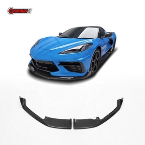 Diffuseur avant de voiture en fibre de carbone sèche de style AD de haute qualité pour Chevrolet Corvette C8 - Product Image 1