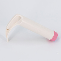 Laryngoscope d'intubation pour USI, jetable, en plastique haute résistance, à alimentation manuelle, instrument chirurgical essentiel
