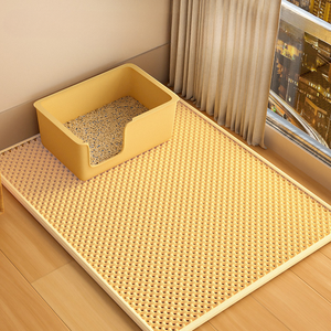 Dễ dàng để làm sạch hai lớp mèo xả rác Mat EVA chống trượt không thấm nước hiệu quả bắt rác để kiểm soát phân tán - Product Image 2